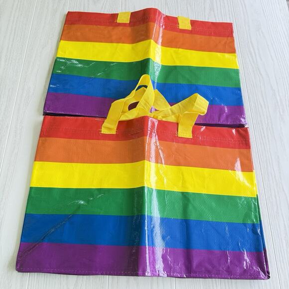 New Ikea Storstomma Rainbow Bag Limited Edition 71L Tote 104.832.10 - Picture 4 of 4
